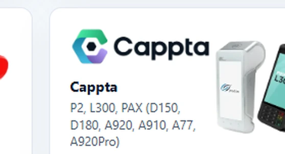 Cappta - modelos compatíveis